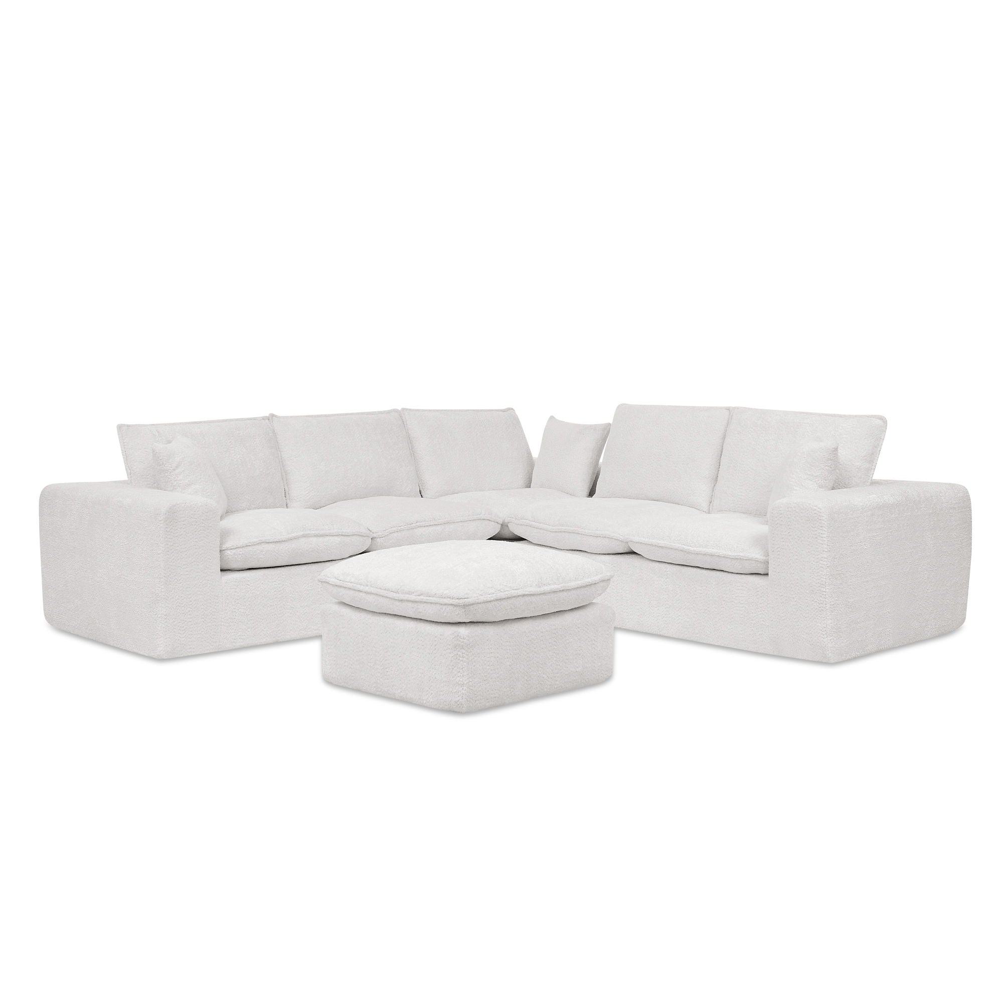 Sectional Sofa With Moveable Ottoman
