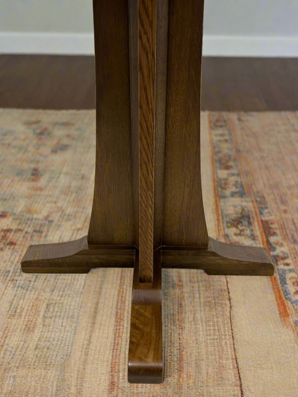 Mission Quarter Sawn  Oak Round Dining Table, Kitchen Table - 40"