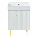 Bathroom Vanity, Combo Cabinet, Bathroom Storage Cabinet, Single Ceramic Sink