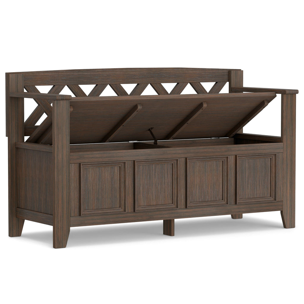 Amherst - Handcrafted Entryway Storage Bench