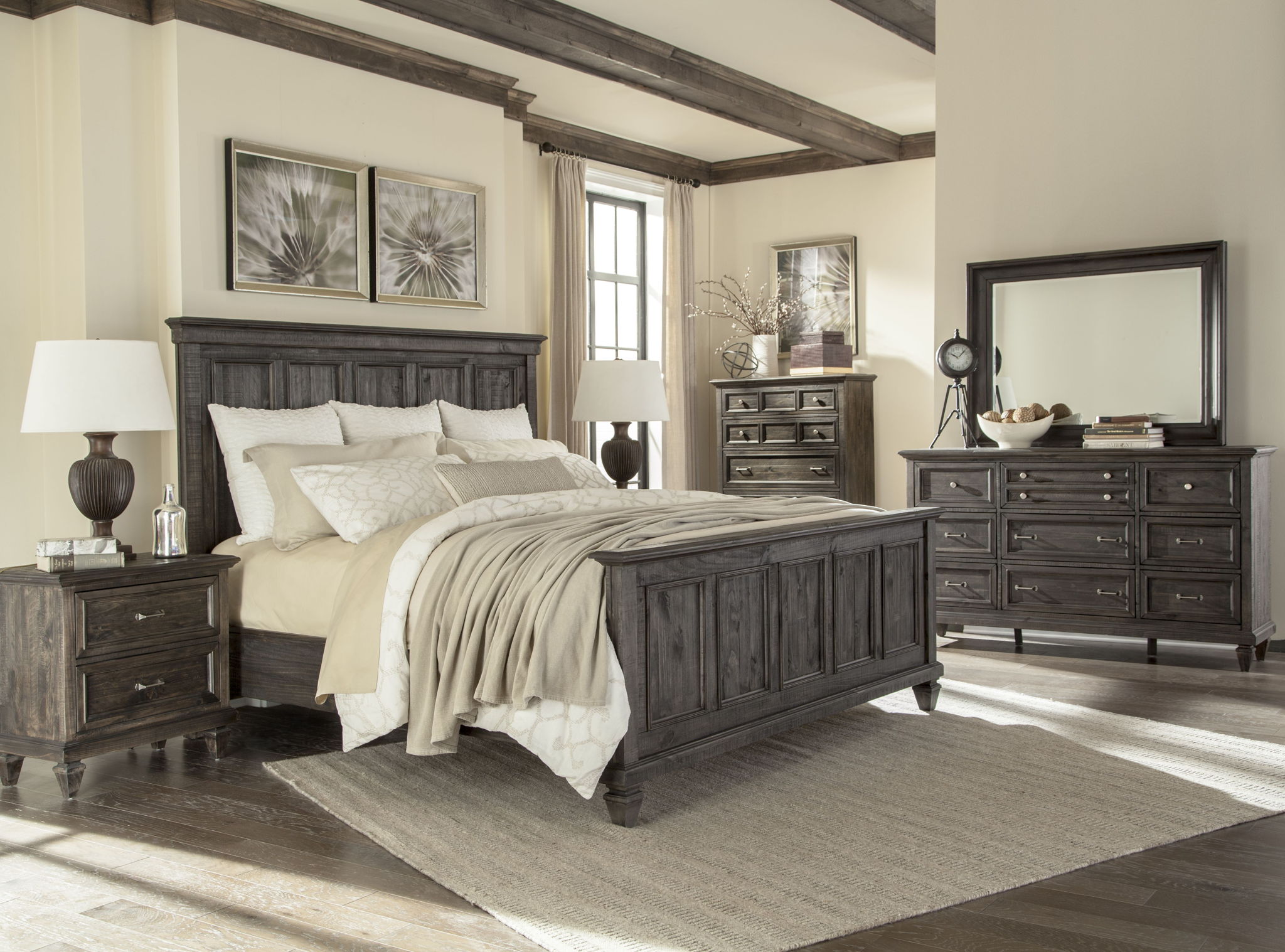 Calistoga - 5 Drawer Chest - Weathered Charcoal