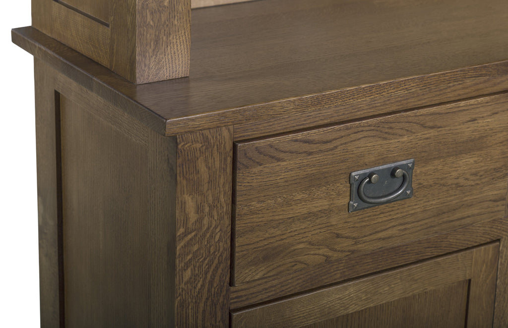 Mission 6 Door & 6 Drawer China Cabinet - Walnut - 59"