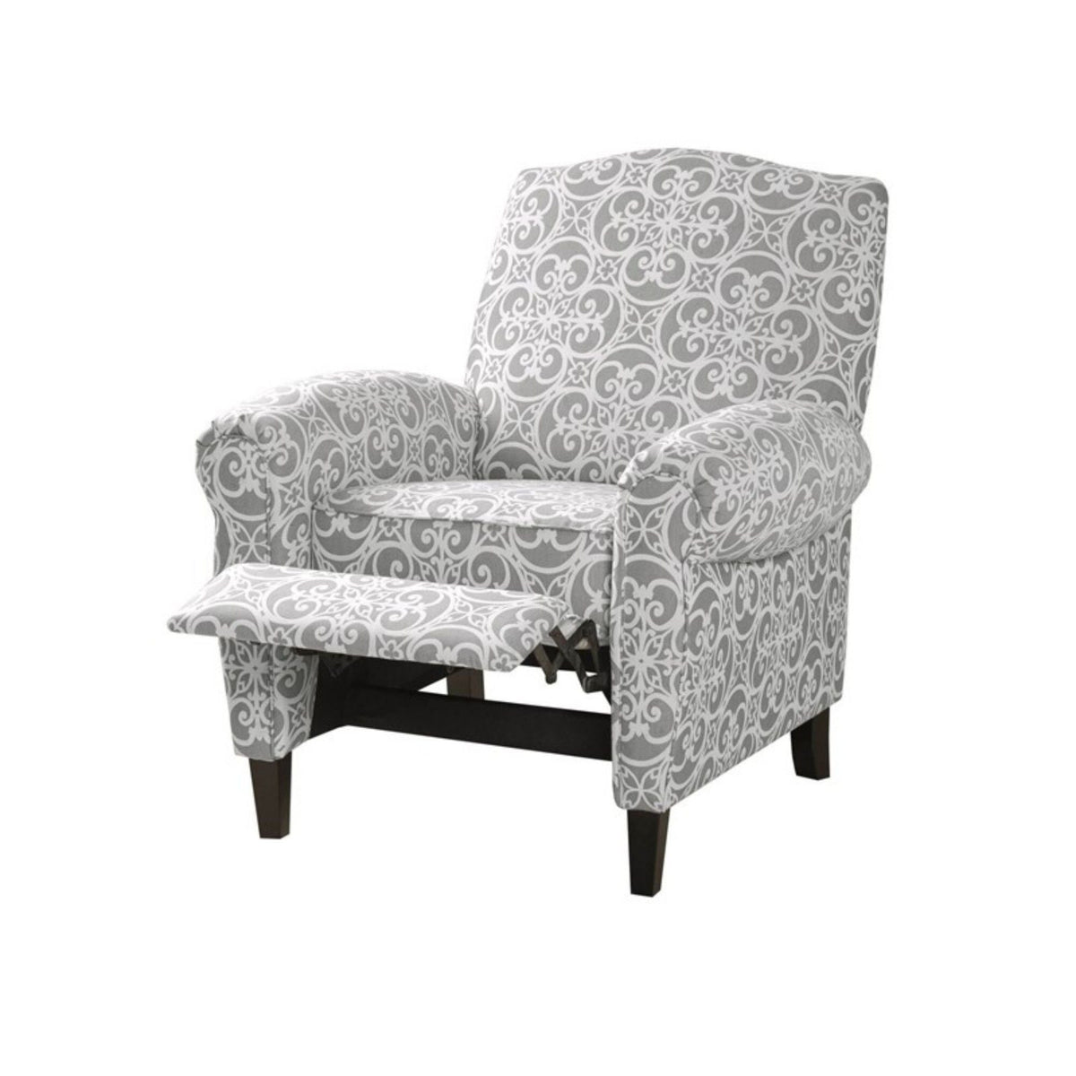Kirby Transitional Push Back Recliner Chair