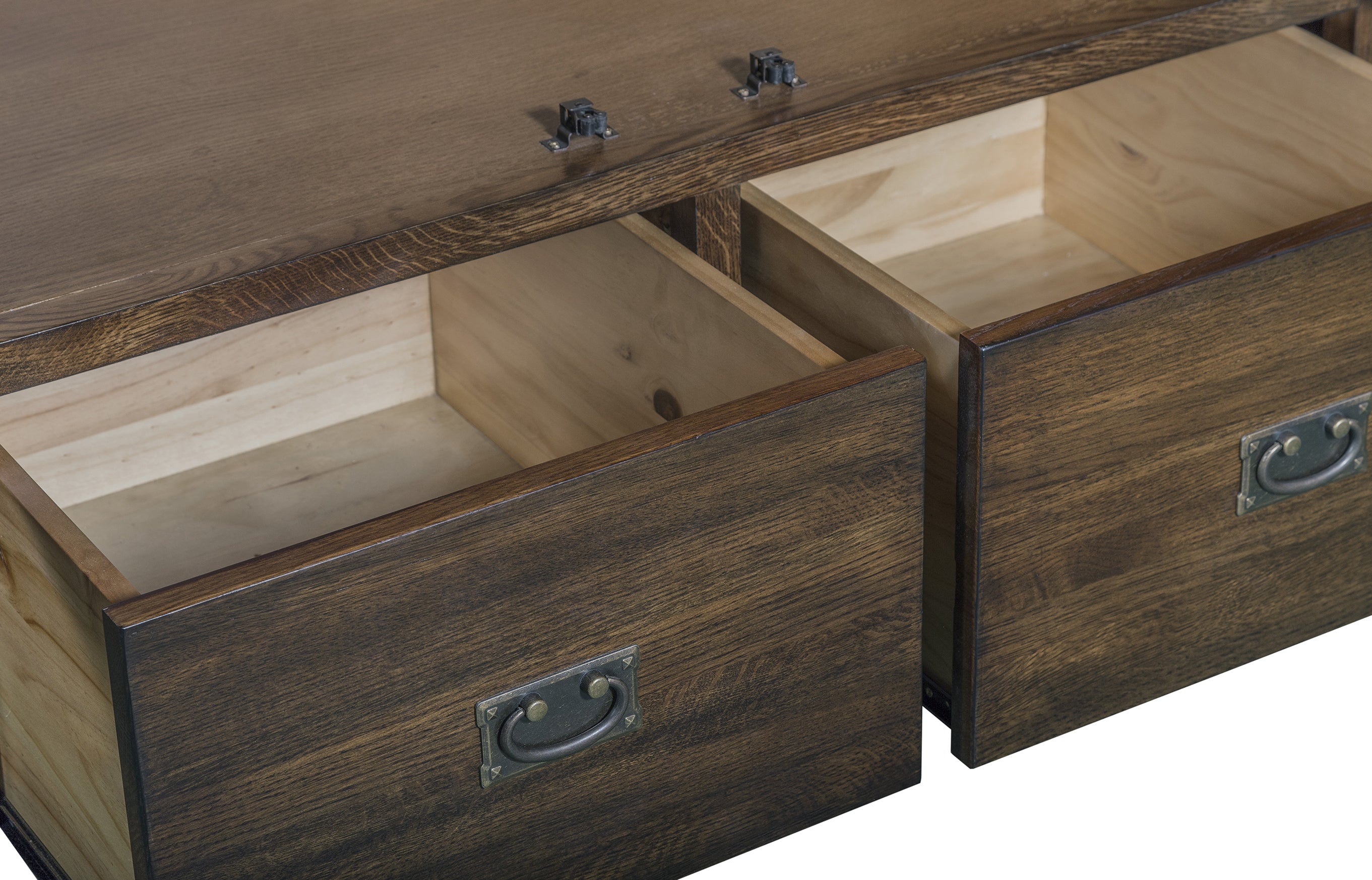 Mission 2 Door / 2 Drawer Armoire (Available in 2 Stains)