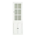 Retro Style Hutch Cabinet With Glass Door, China Cabinet For Home