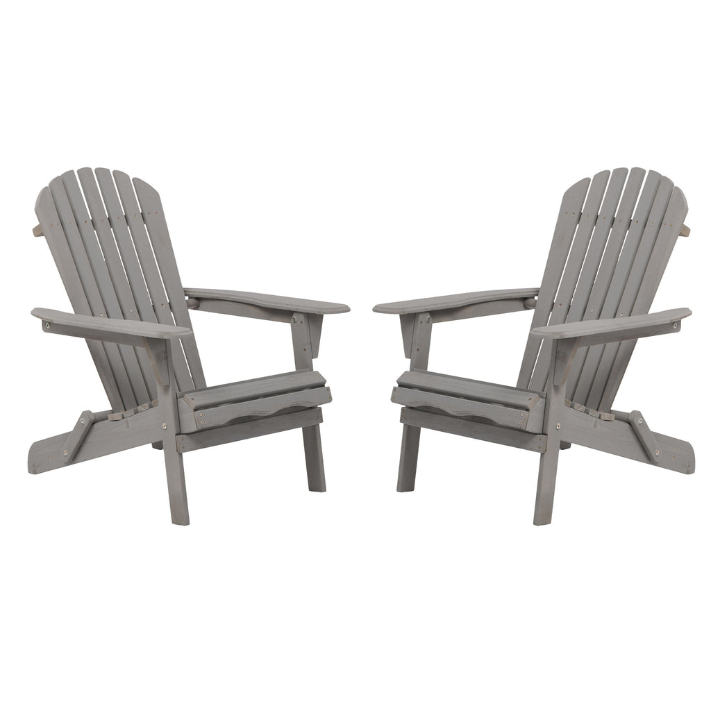 Oversize Outdoor Folding Adirondack Chair, Patio Chair For Garden