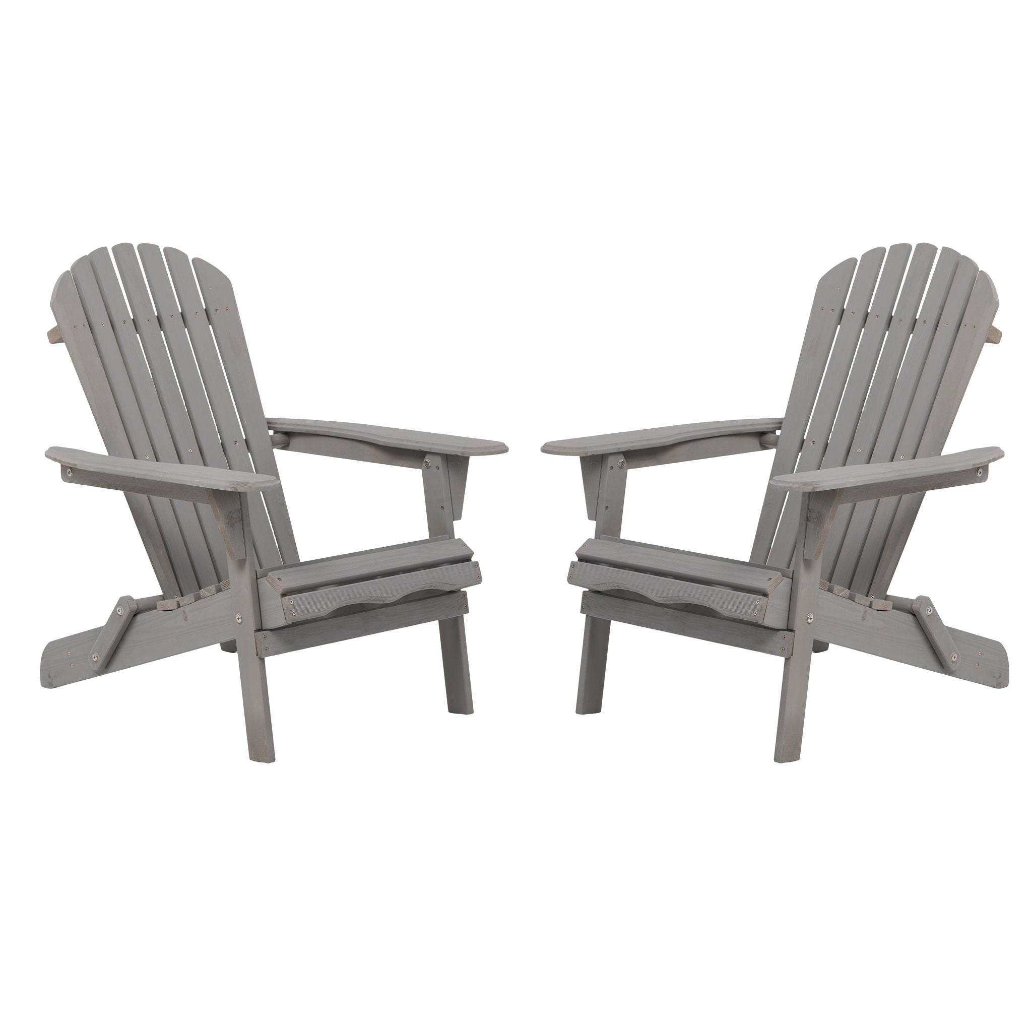Oversize Outdoor Folding Adirondack Chair, Patio Chair For Garden