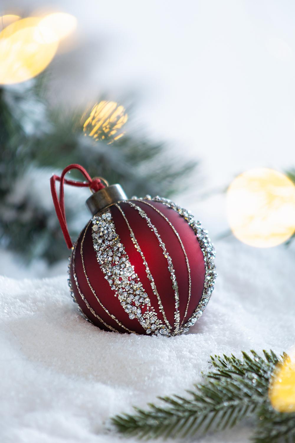 Christmas Ball Ornaments Tree Ornaments For Holiday Party Decorations