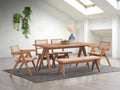 Valentina - 6 Pieces Patio Furniture Set - Rattan / Natural