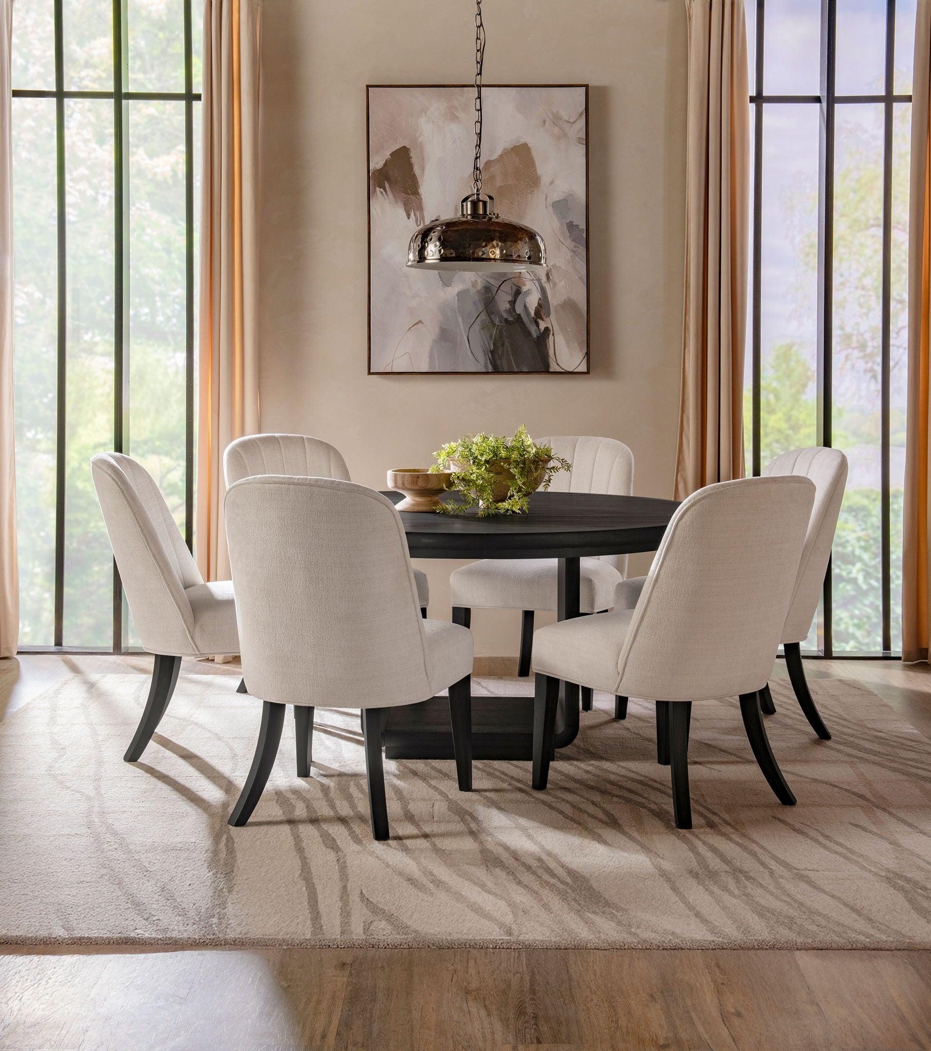 Franco 5-drawer Door Chest Distressed White
