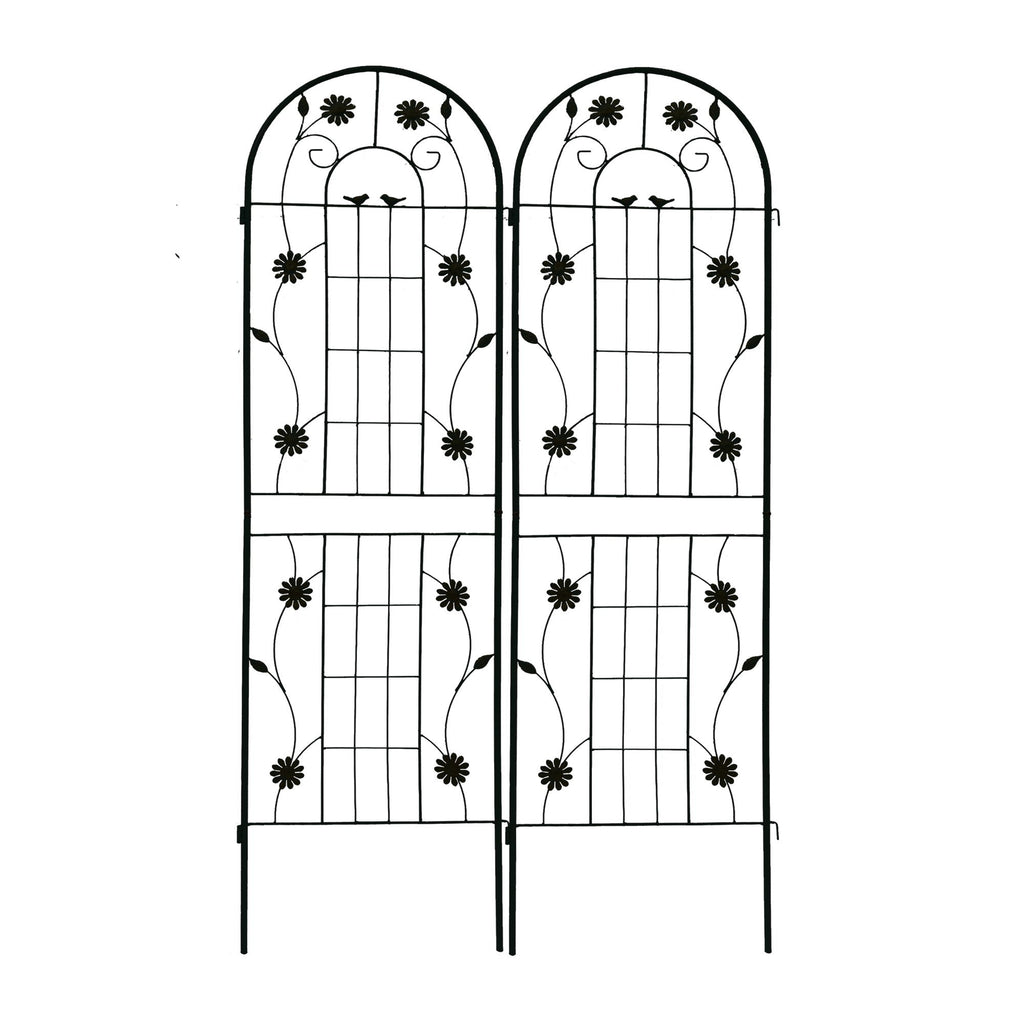 Metal Garden Trellis Rustproof Trellis For Climbing Plant Outdoor Flower Support