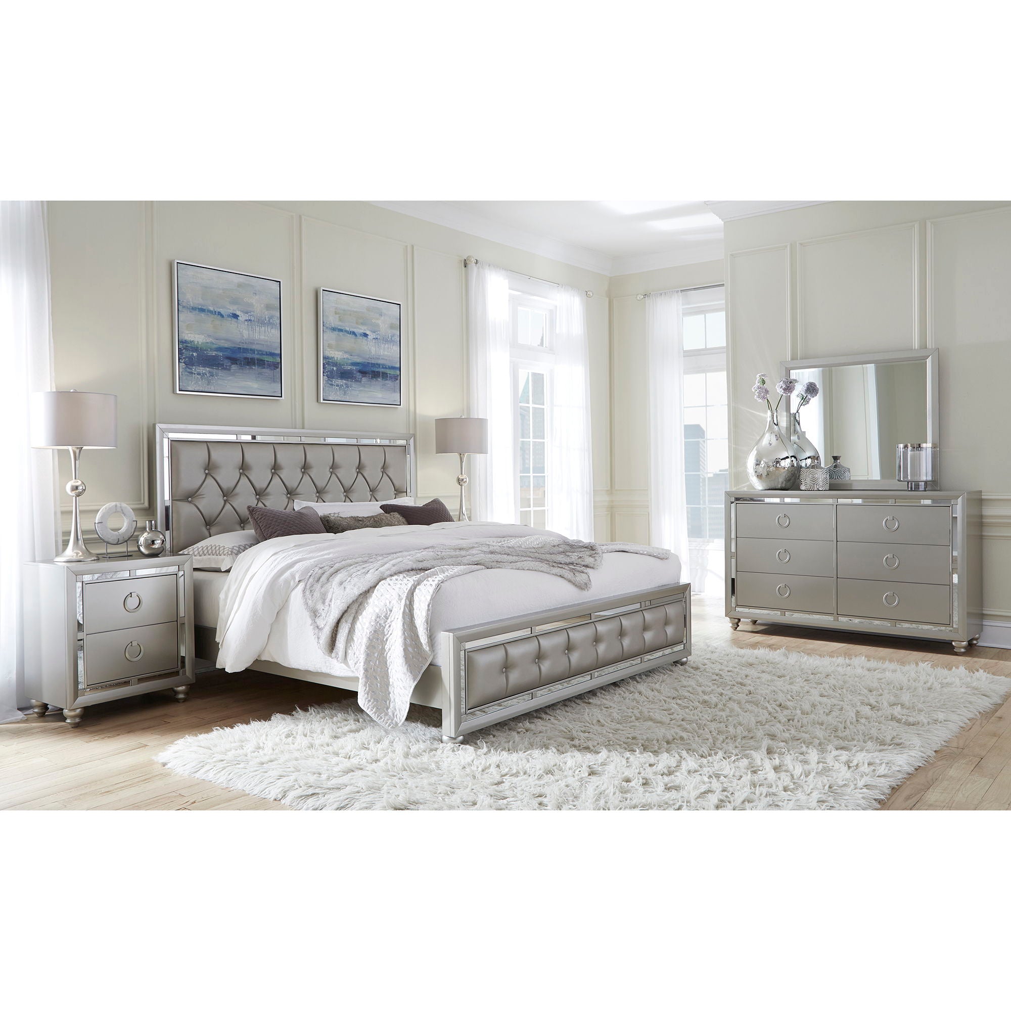 Chloe - Dresser - Gemstone Silver