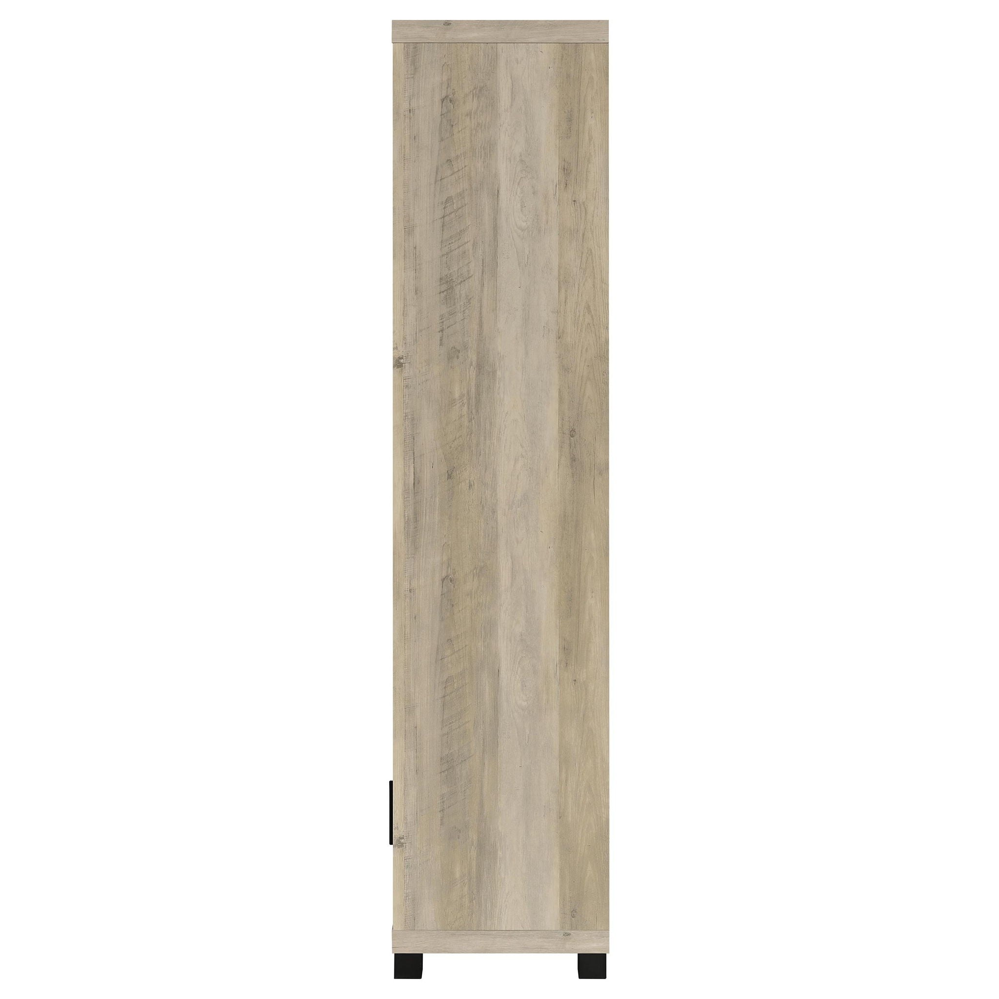 Sachin 3-piece 79-inch TV Entertainment Center Antique Pine