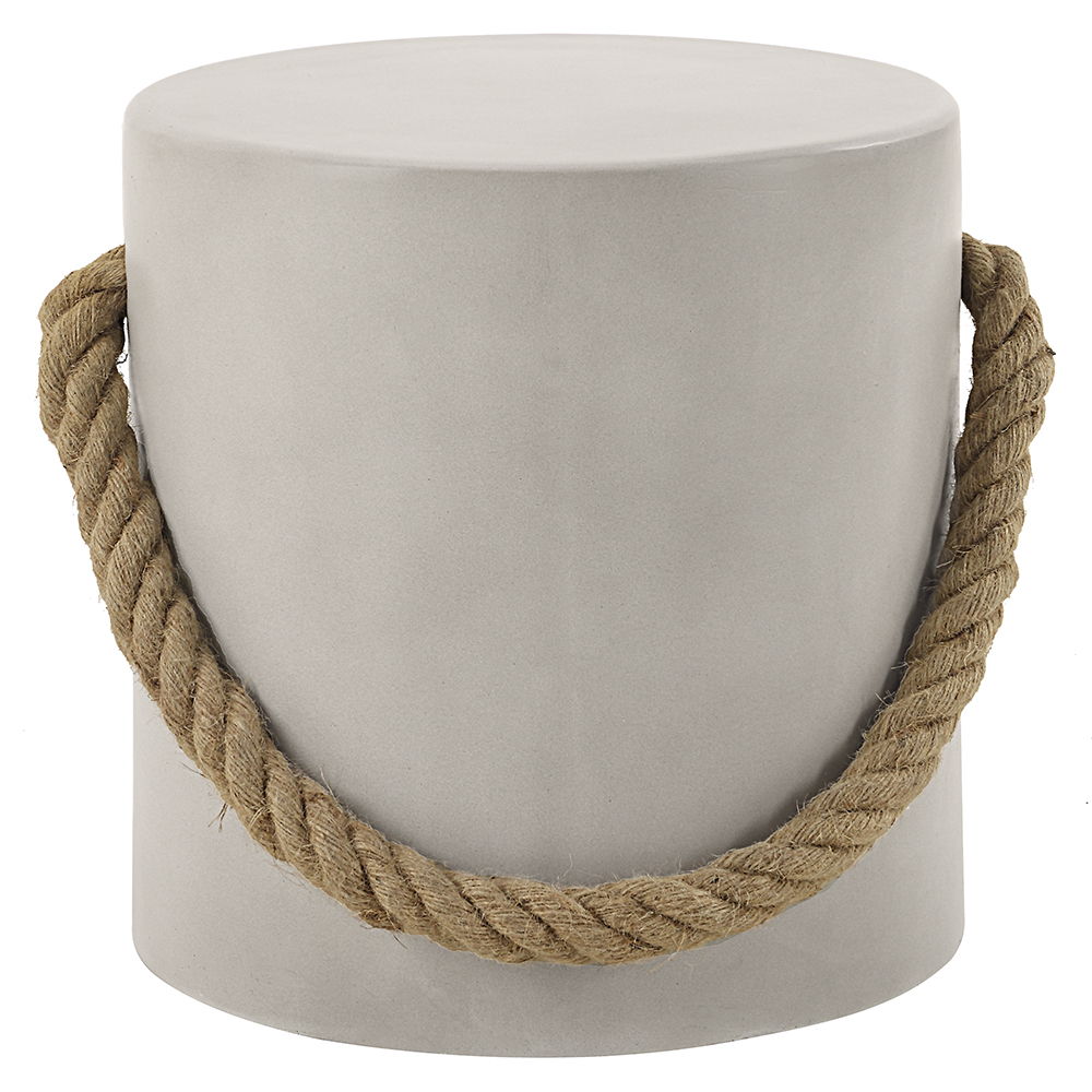 Gene - Accent Table - Natural Gray