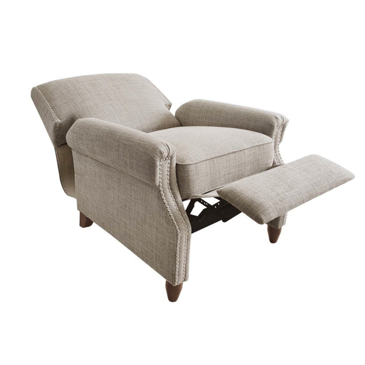Julian - Push Back Recliner With Reclining Function - Sand