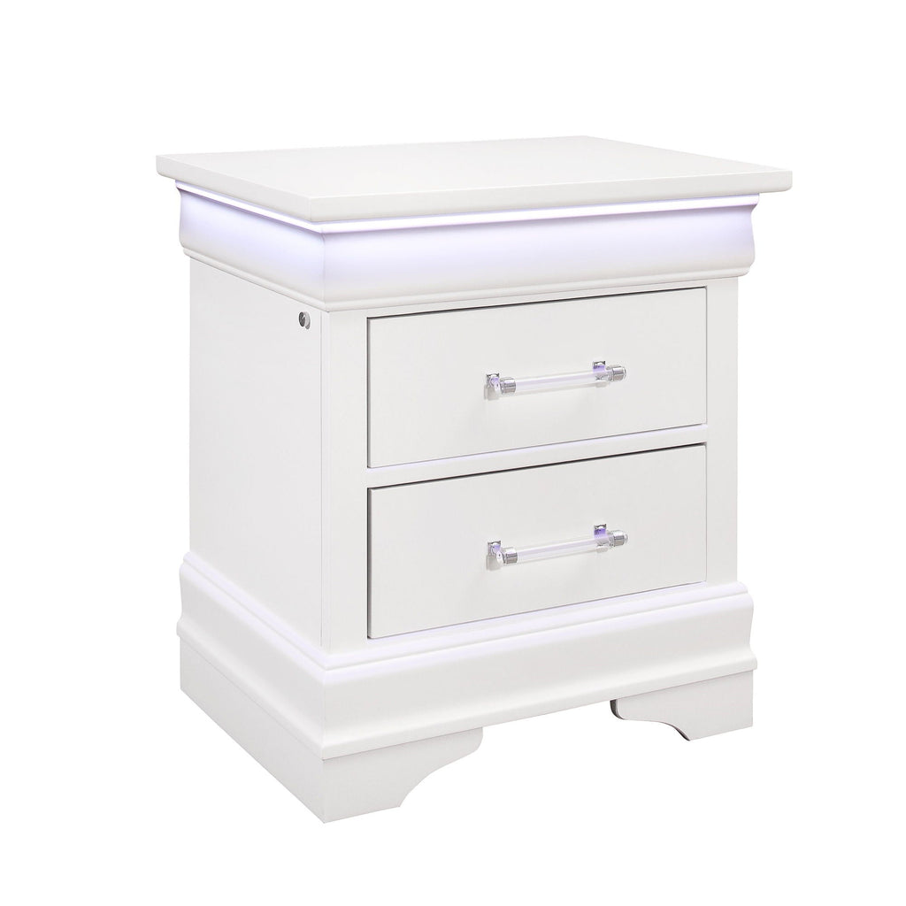 Charlston - 5 Piece Bedroom Set With LED Headboard