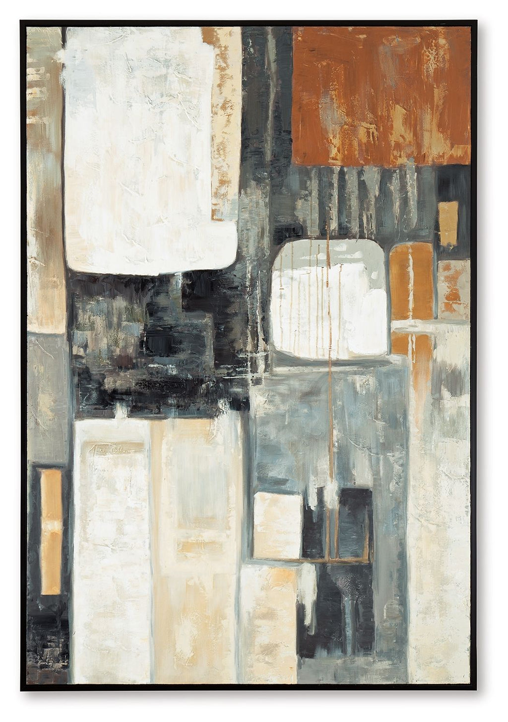 Howford - Wall Art - Brown / Black / Gray