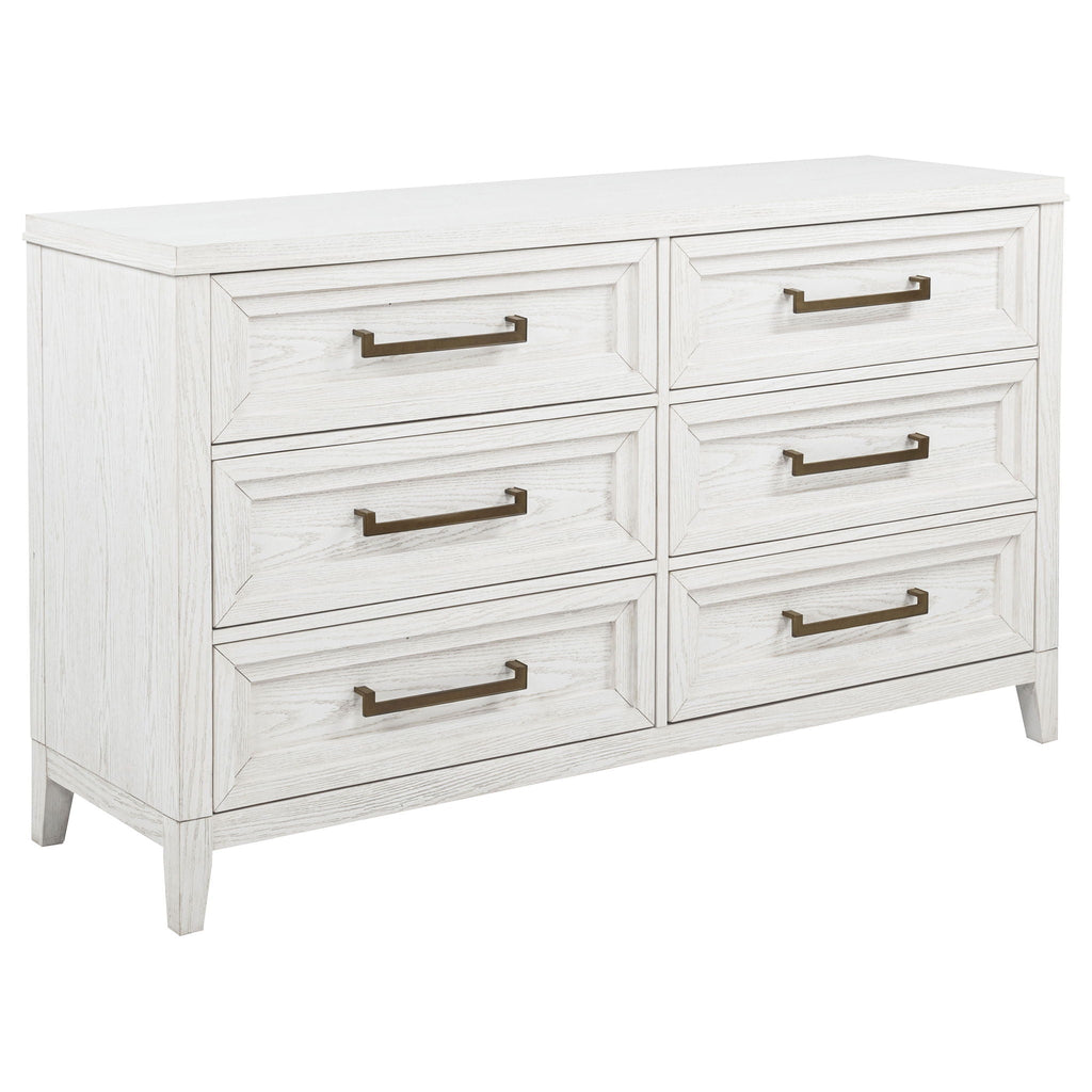 Marielle 5-piece Eastern King Bedroom Set Distressed White