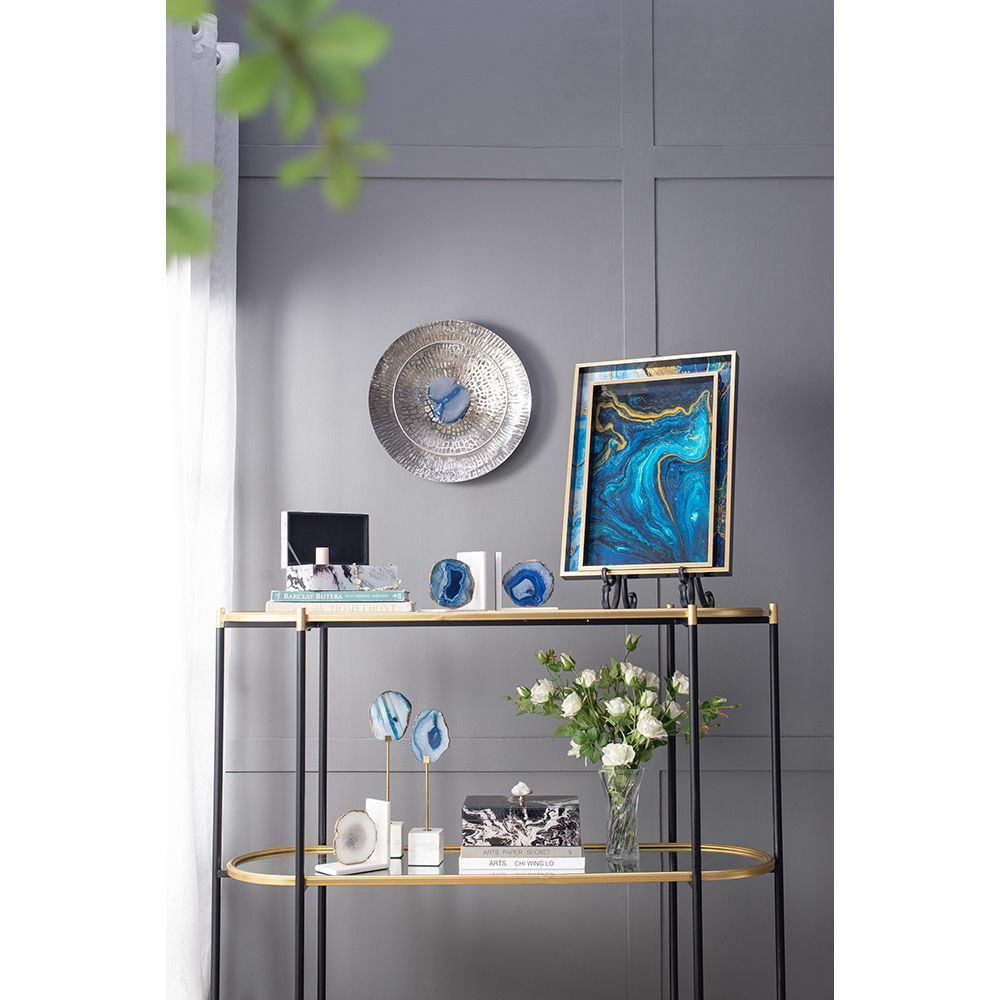 Textured Oversized Disc, Wall Decor For Living Room (Set of 3) - Multicolor