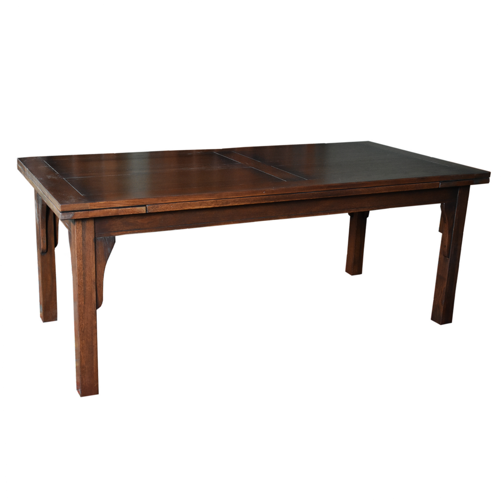Preorder Mission Stow Leaf Table with #401 Chair Dining Set - Dark Oak