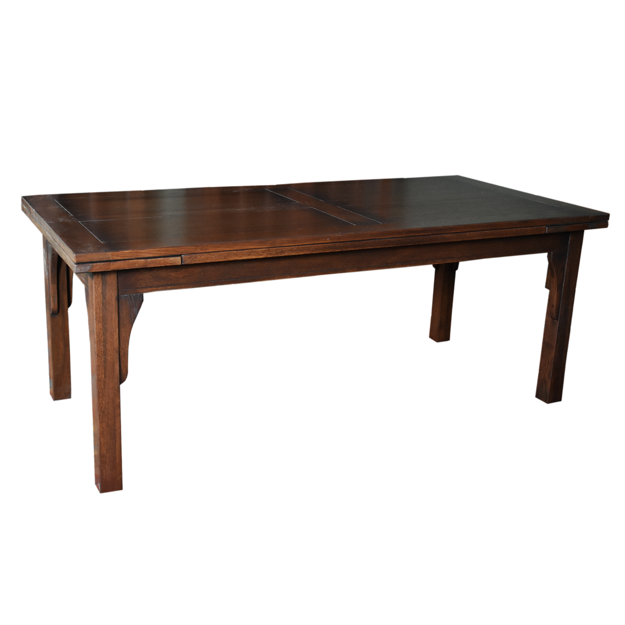 Preorder Mission Stow Leaf Table with #401 Chair Dining Set - Dark Oak