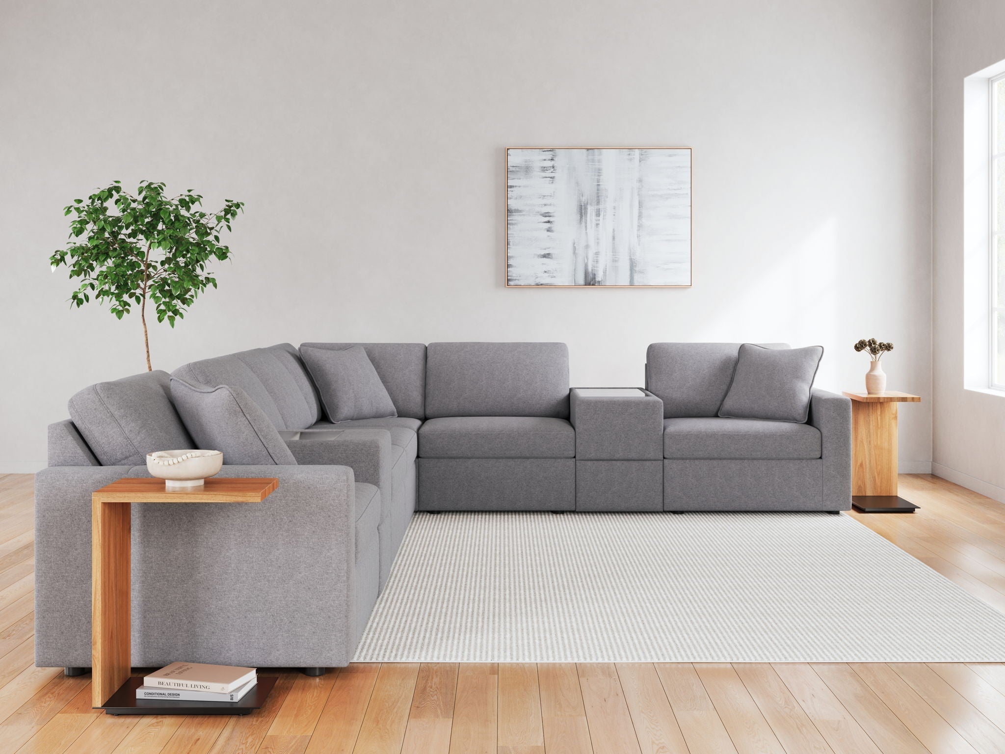 Modmax - Sectional - Granite