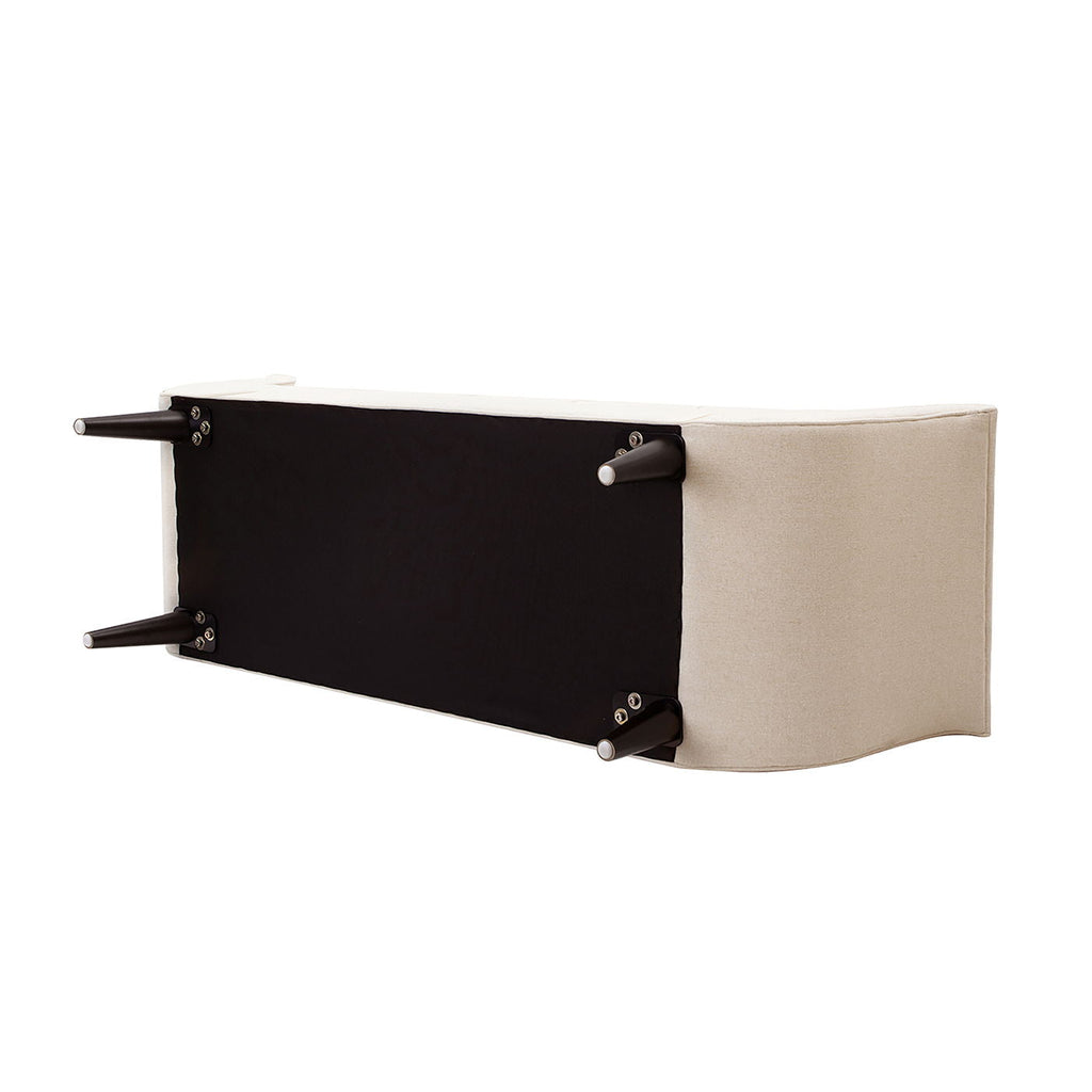 Alma - Tufted Flared Arm Entryway Bench