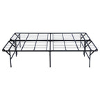 Mabel Metal Eastern King Mattress Support Platform Bed Black
