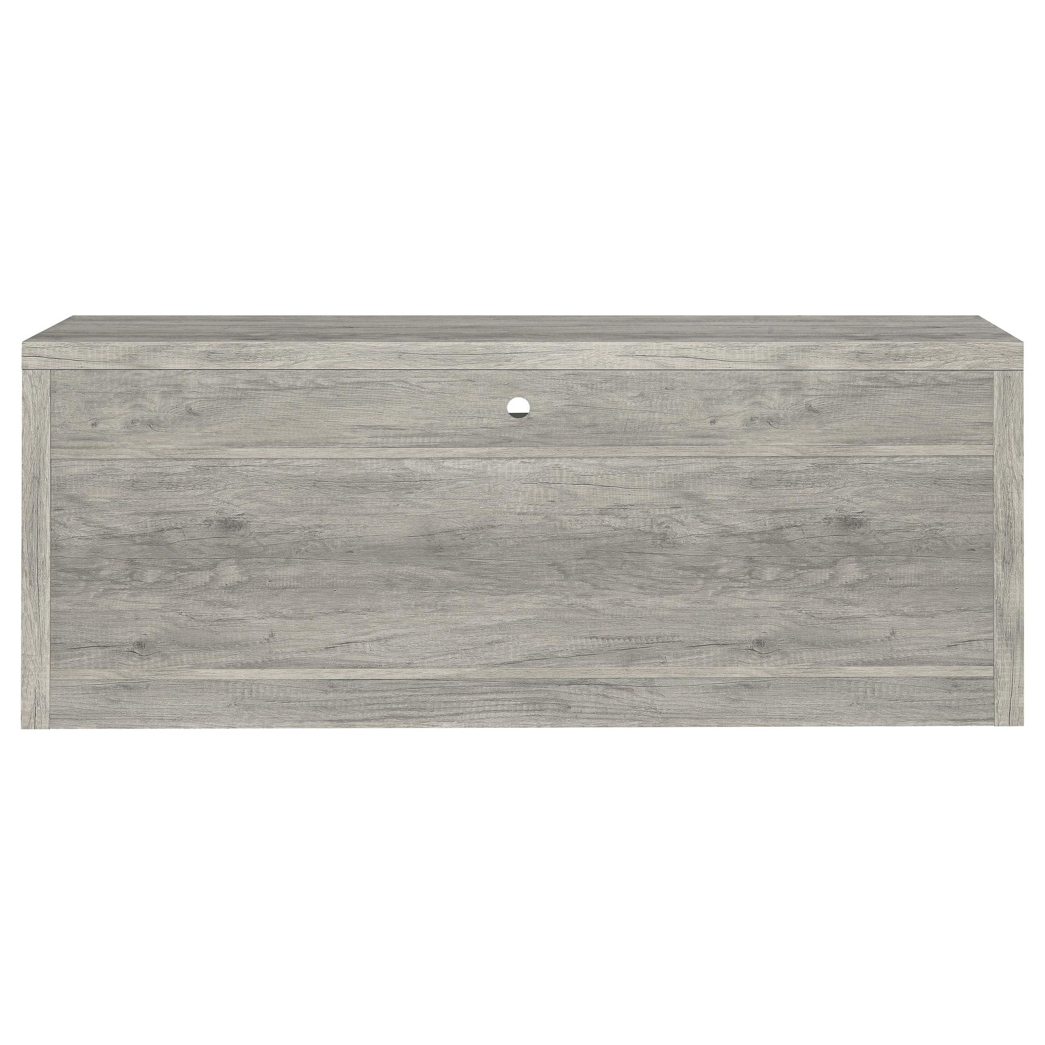 Burke 3-piece 59-inch TV Entertainment Center Grey Driftwood