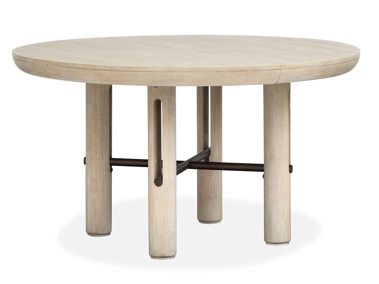 Sunset Cove - Extendable Round Dining Table - Sanibel Brown