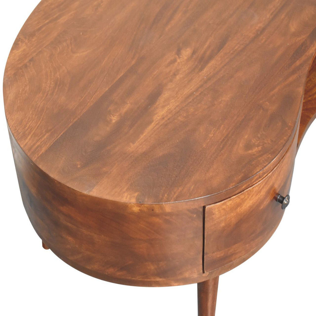 Wave Coffee Table With 1 Drawer