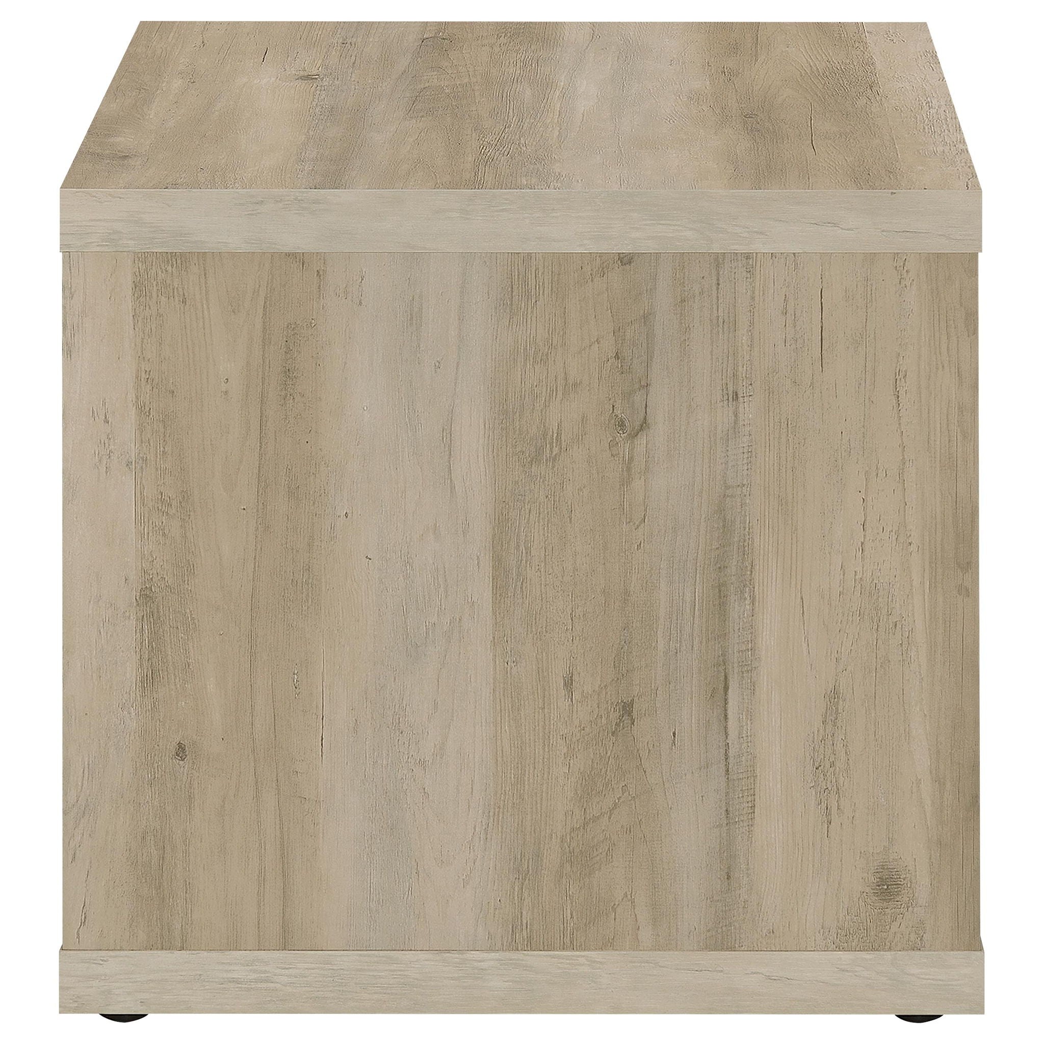 Frisco 2-piece Coffee and End Table Set Distressed Pine