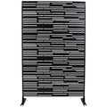 Outdoor & Indoor Freestanding Metal Privacy Screen