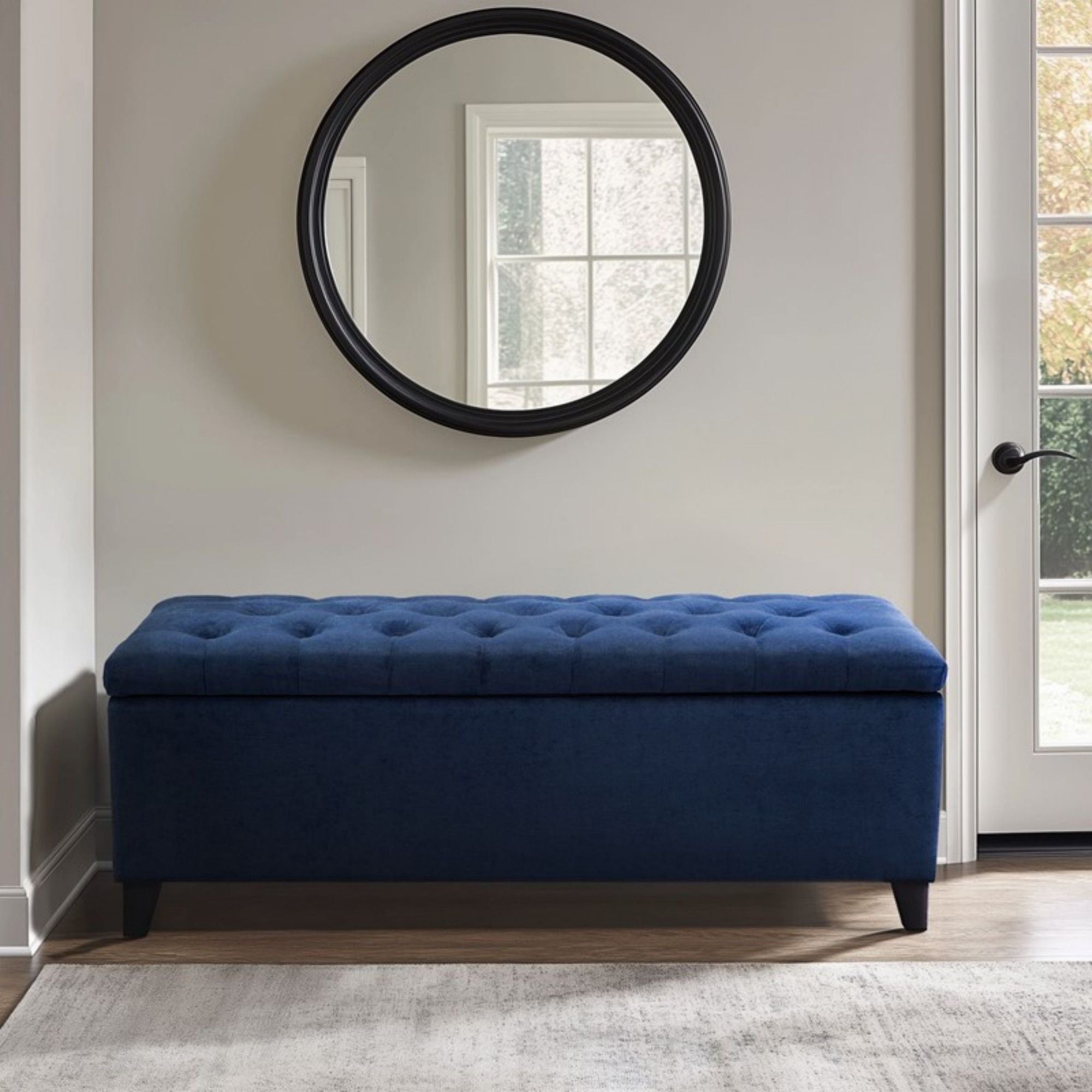 Shandra - Tufted Top Soft Close Storage Bench
