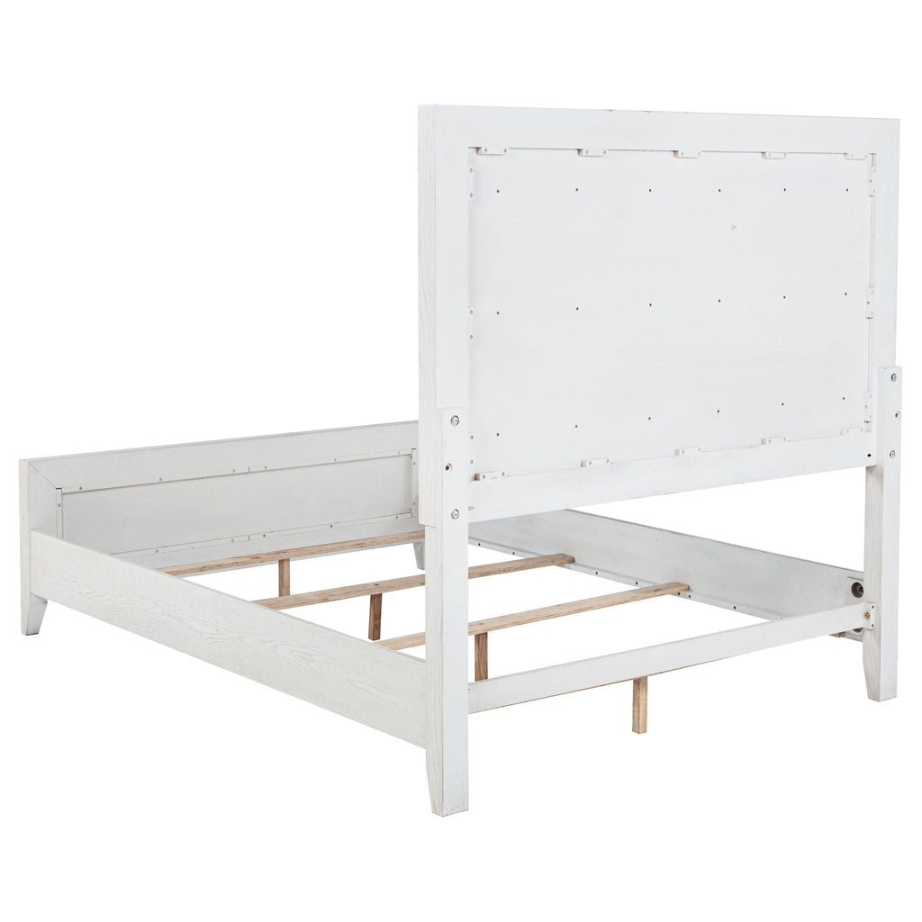 Marielle 5-piece Queen Bedroom Set Distressed White