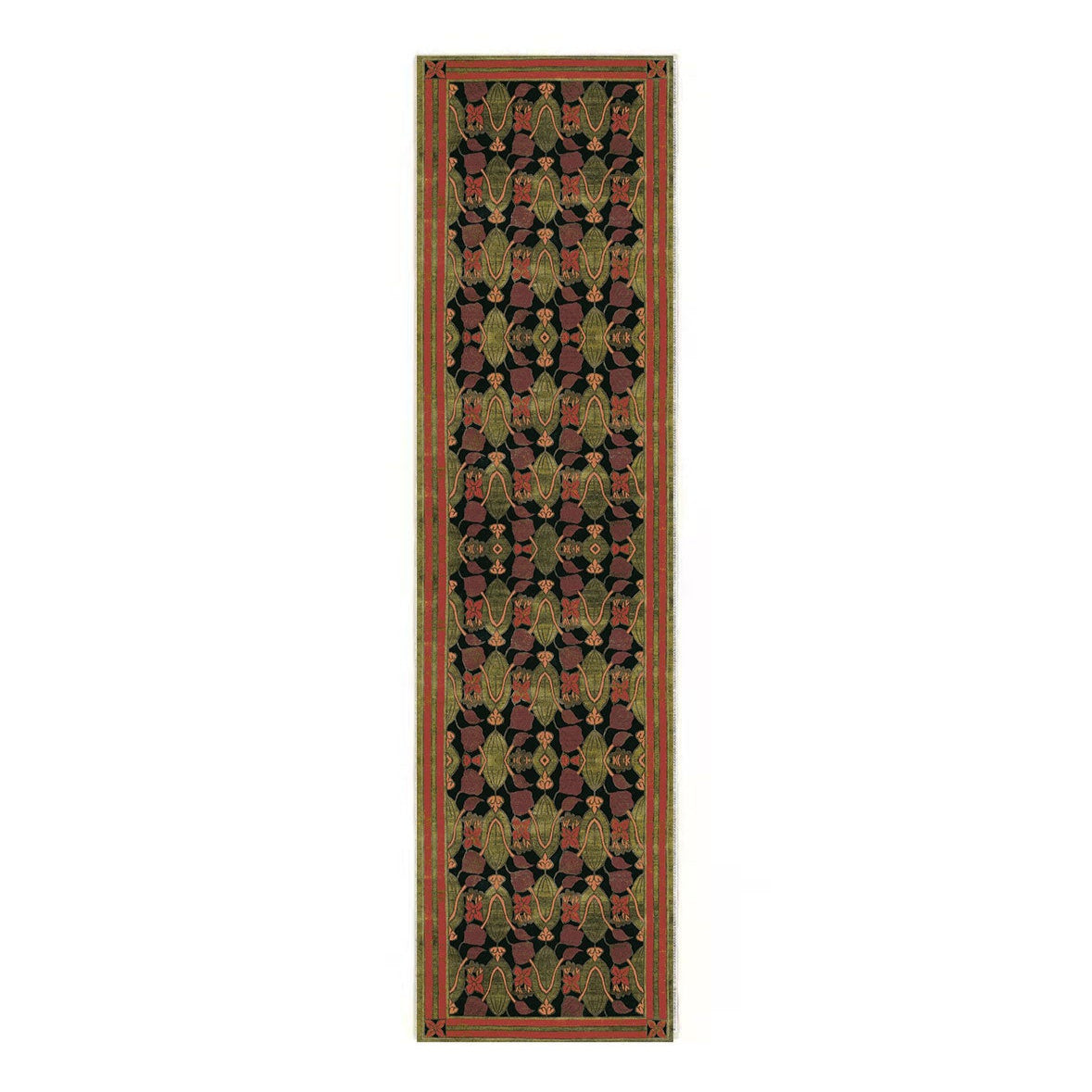 Arts and Crafts Collection Area Rug Ultra Soft Washable Rug, Non Slip Area Rug Indoor, Stain Resistant Rugs for Living Room Bedroom Vintage Home Decor
