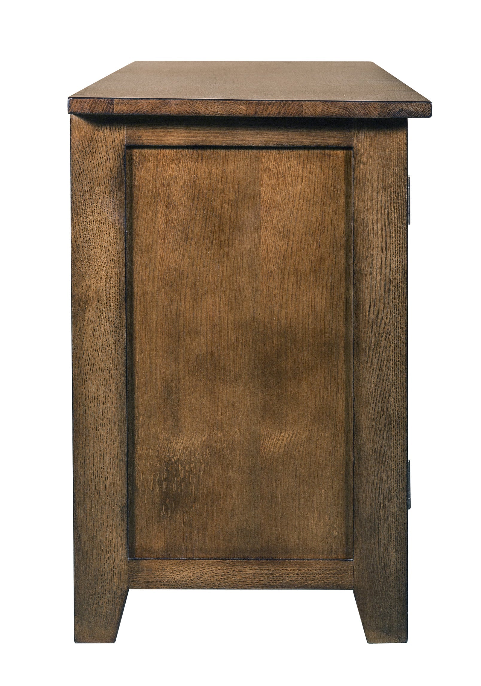 Mission 2 Door Quarter Sawn Oak TV Stand - Walnut