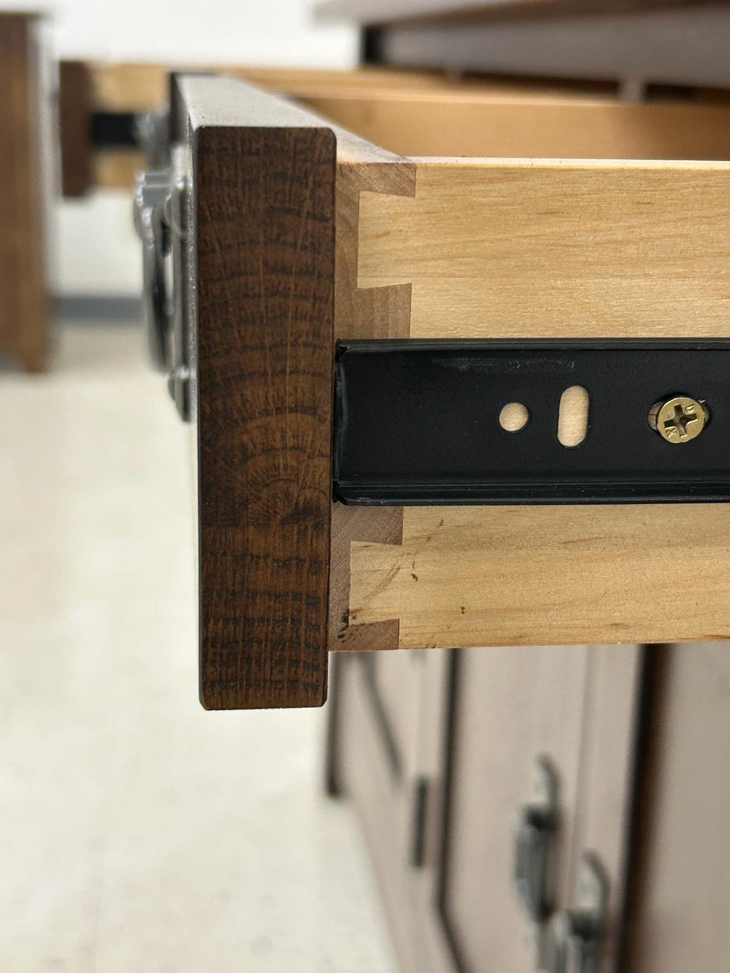 Mission Oak Crofter Console Cabinet - 55"