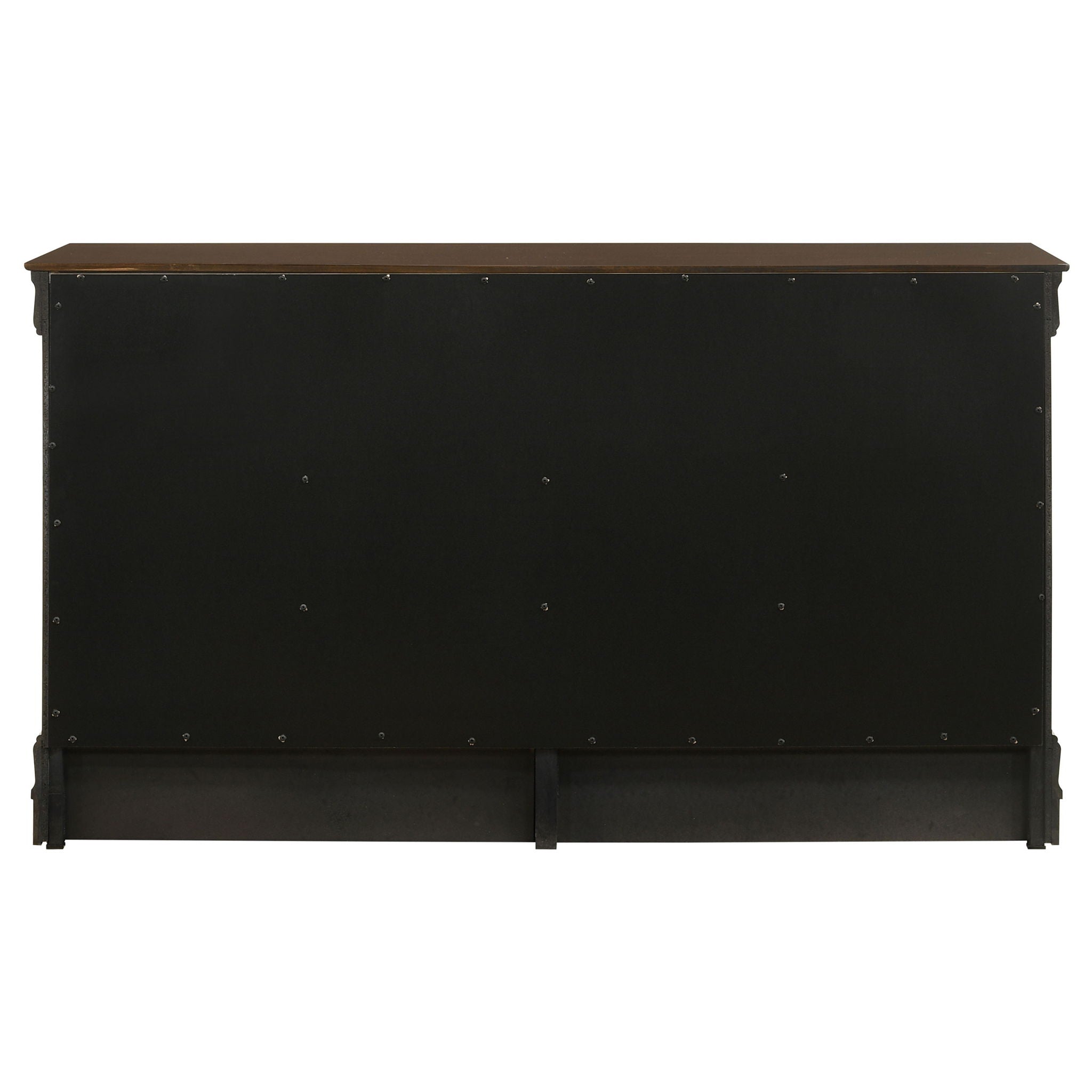 Louis Philippe 6-drawer Dresser Cappuccino