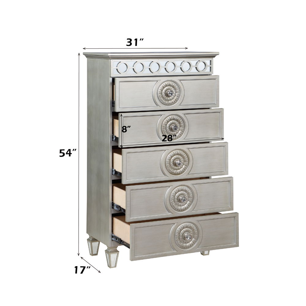 Varian - Chest - Silver & Mirrored