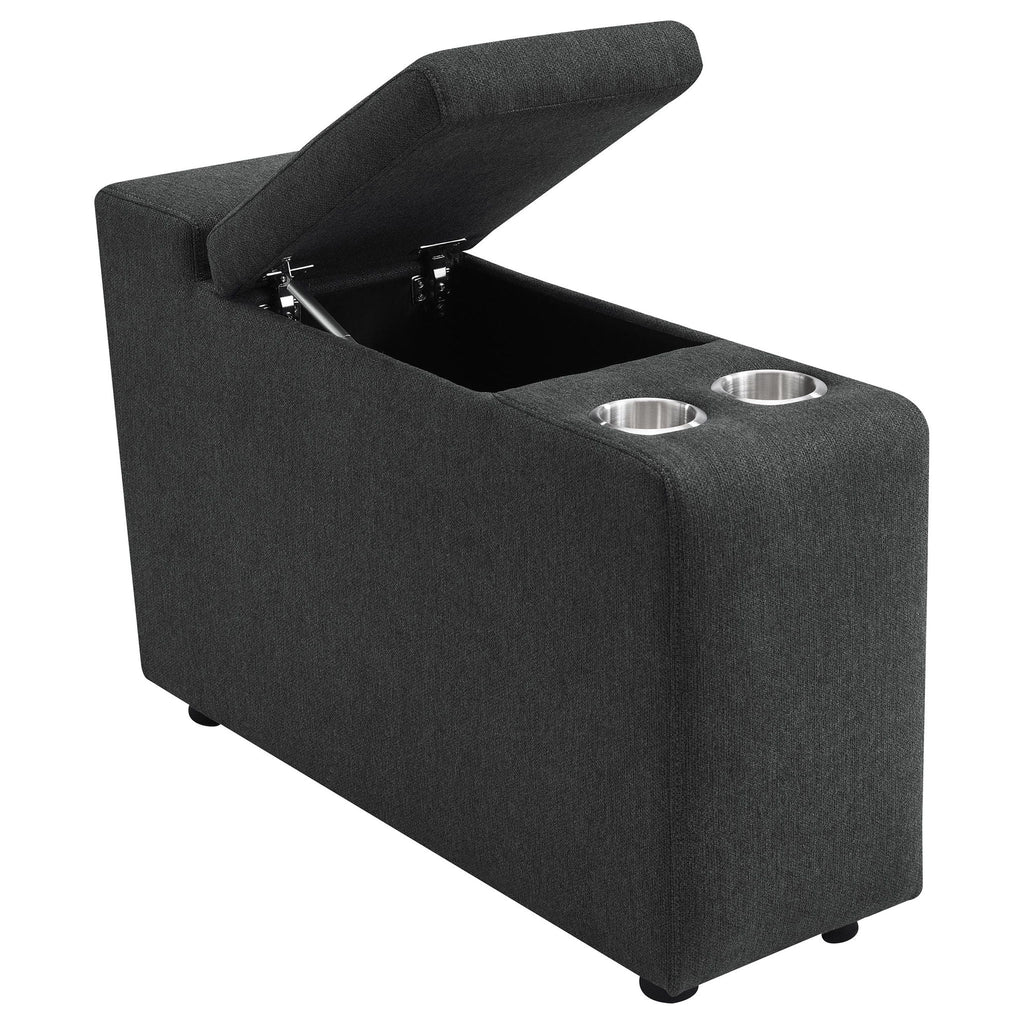 Collins 5-Piece Power Reclining Home Theater Seating Dark Grey