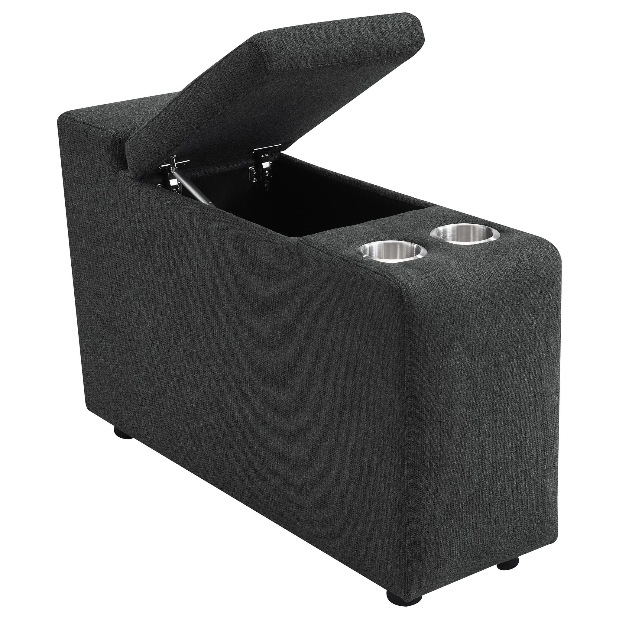 Collins 5-Piece Power Reclining Home Theater Seating Dark Grey