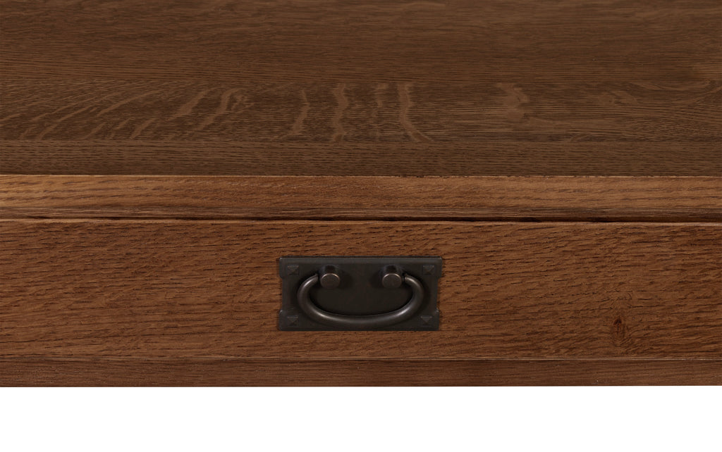 Mission 1 Drawer Crofter Style Console Table - Walnut Stain