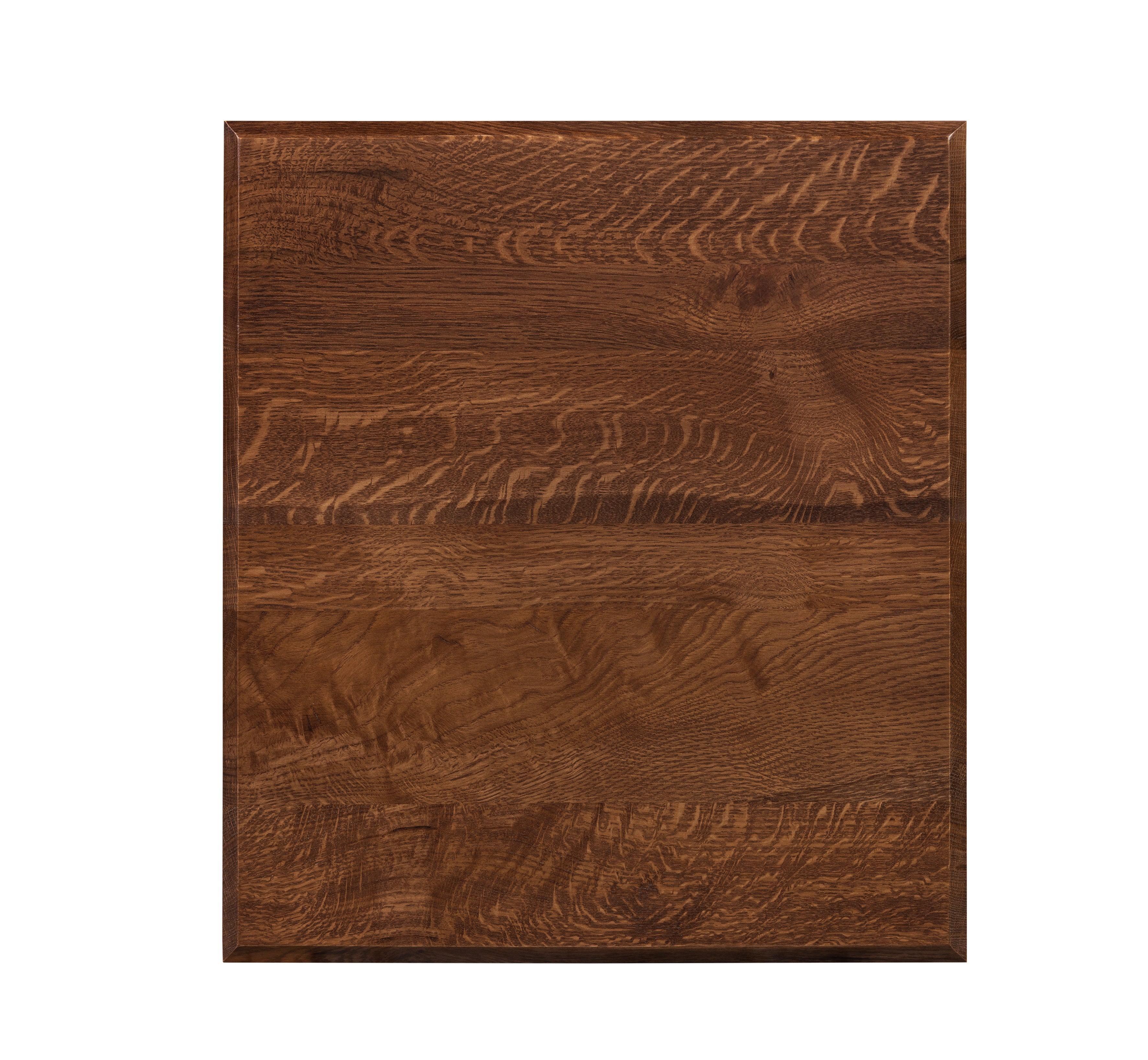 Mission White Oak 1 Drawer 1 Door Inlay End Table - Walnut stain