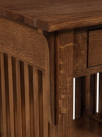Mission Quarter Sawn Oak 1-Drawer Crofter End Table