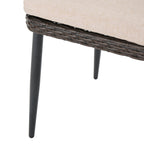 Kenneth 3 Pieces Chat Set Outdoor Furniture - Brown Multi