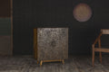 Calvary - Console Table - Gray Stone & Walnut