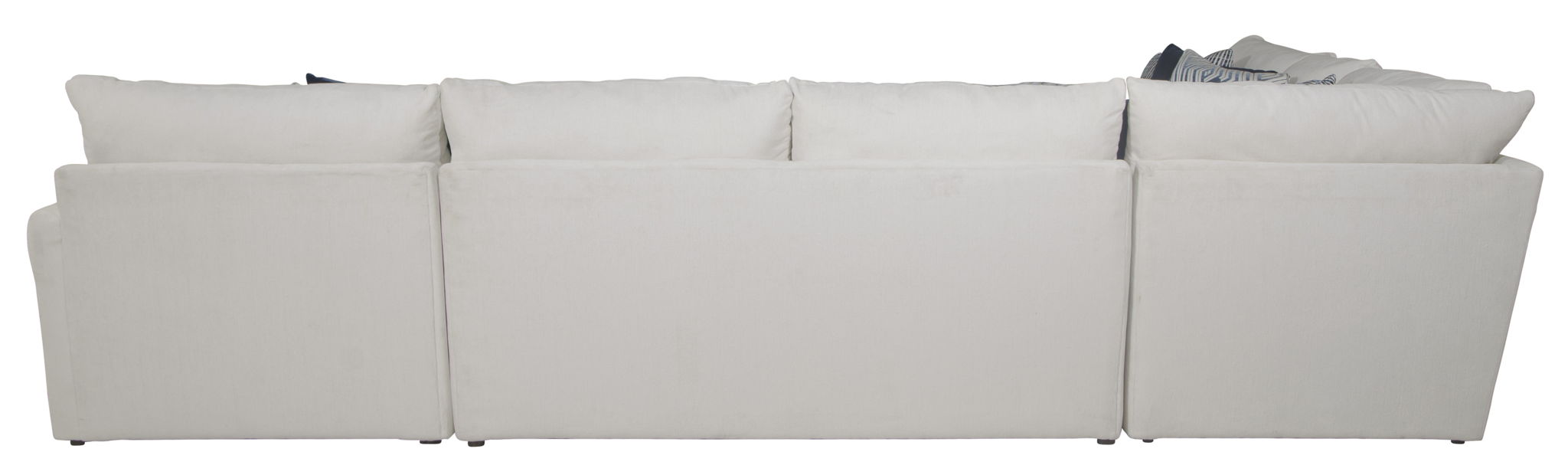 Polaris - Sectional With Comfort Coil Seating, 9 Included Accent Pillows And Included Cocktail Ottoman