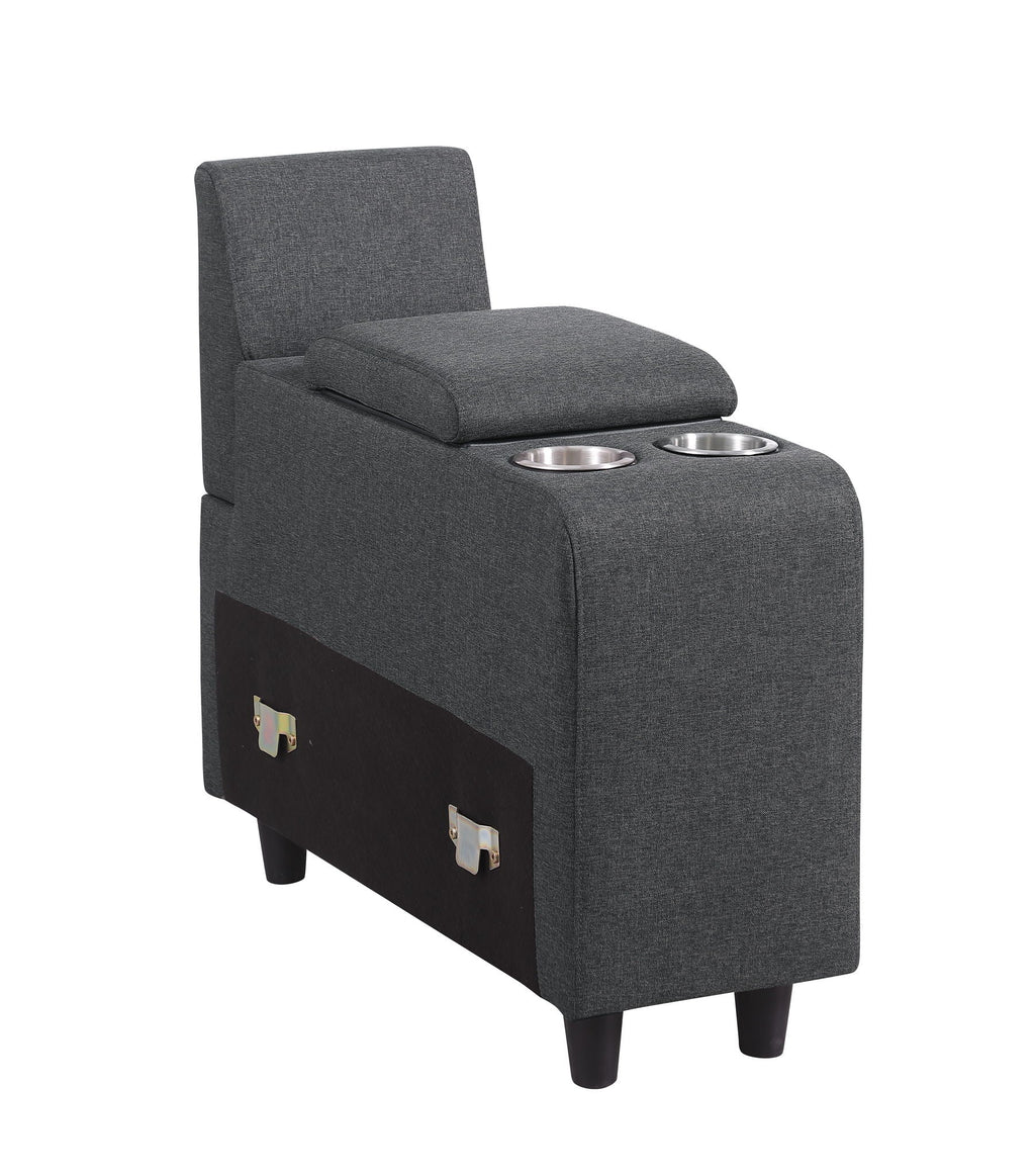 Tina - 8 Piece Upholstered Sectional With Ottoman