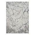 Geometrix - 7'10" X 10'6" Area Rug, Geometric 3D Effect - Ivory / Gray